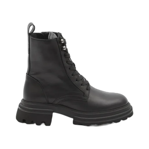 Chunky-Sole Lace-Up Ankle Boots