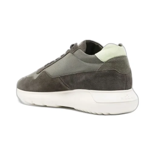 Interactive Panelled Leather Sneakers