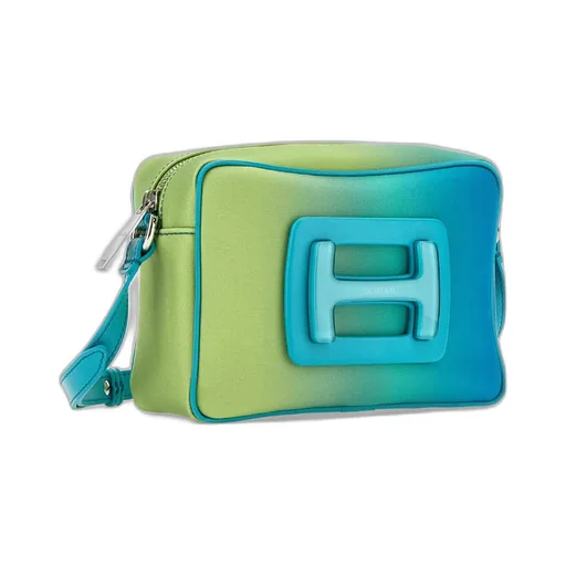 Logo Plaque Zip-Up Shoulder Bag
