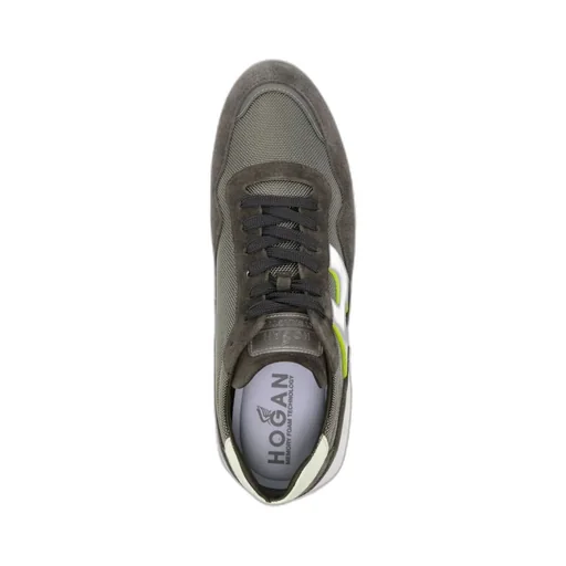 Interactive Panelled Leather Sneakers