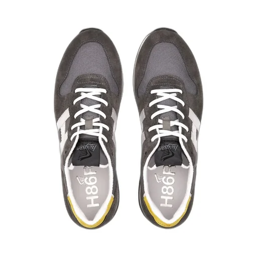 Panelled Lace-Up Sneakers