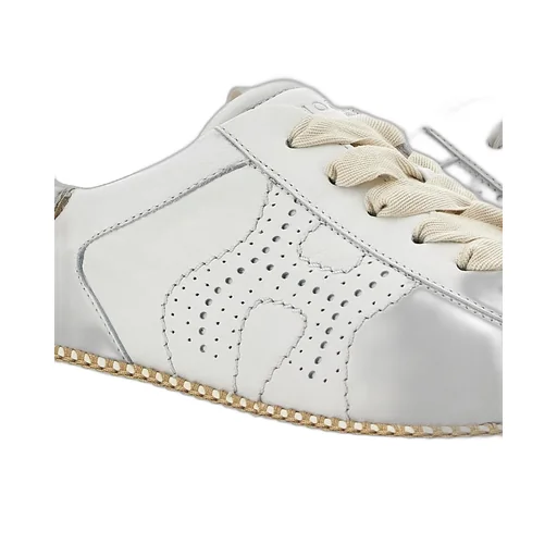 Perforated Detailed Lace-Up Sneakers