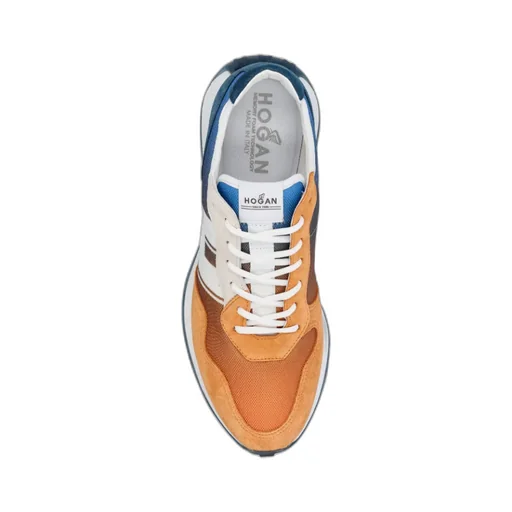 Round Toe Panelled Sneakers