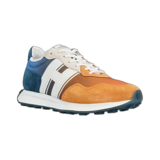 Round Toe Panelled Sneakers