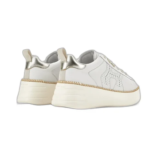 Perforated Detailed Lace-Up Sneakers