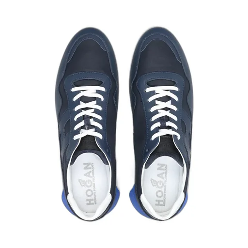 Leather Logo-Patch Low-Top Sneakers