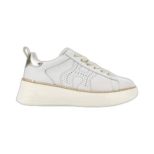 Perforated Detailed Lace-Up Sneakers