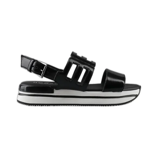 Logo Detailed Slingback Sandals