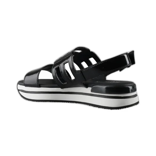 Logo Detailed Slingback Sandals