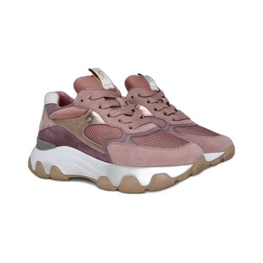 Hyperactive Logo Detailed Lace-Up Sneakers