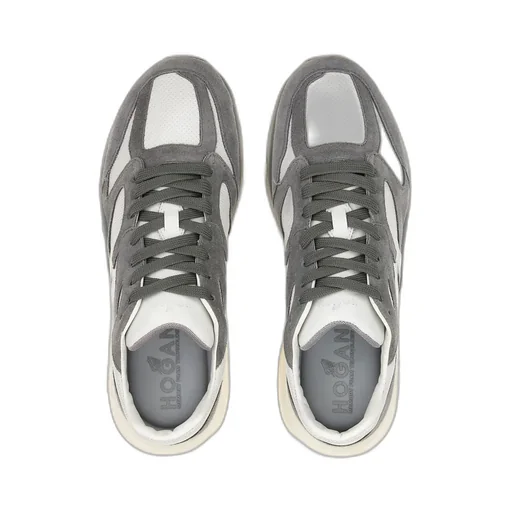 H Logo Patch Panelled Sneakers
