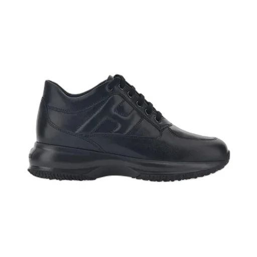 Round-Toe Lace-Up Sneakers