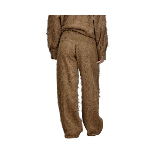 Denim Trousers With Belt Loops