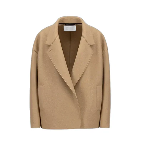 Oversized Boxy Jacket Pressed Wool