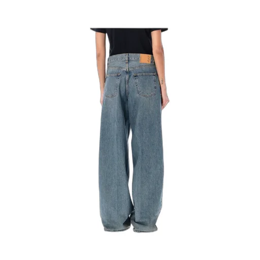 Bethany Logo Patch Wide-Leg Jeans