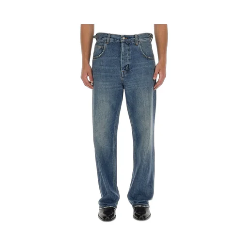 Straight-Leg Cotton Jeans