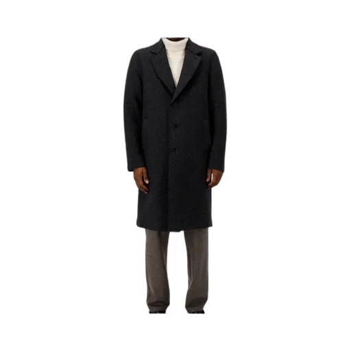 Single-Breasted Wool Coat
