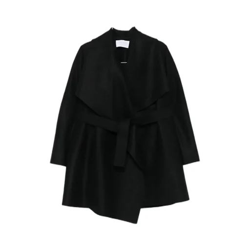 Wrap-Front Belted Coat
