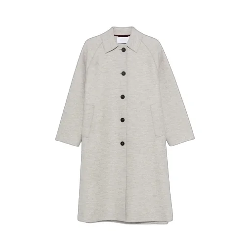 Balmacaan Raglan-Sleeve Button Coat
