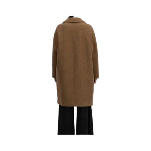 Bouclé Double-Breasted Coat