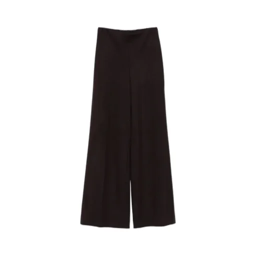 Wide-Leg Wool Trousers