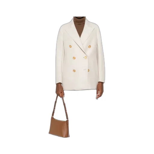 Double-Breasted Gold-Button Coat