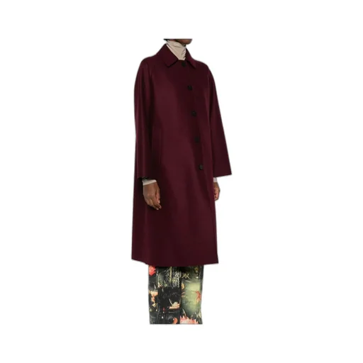 Virgin Wool Single-Breasted Coat