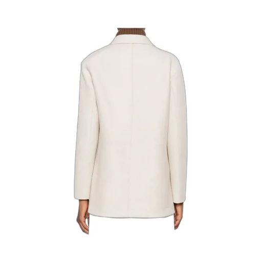 Double-Breasted Gold-Button Coat