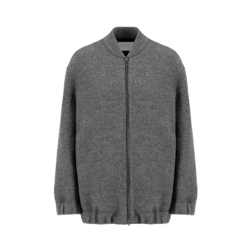 Zip-Front Bomber Jacket