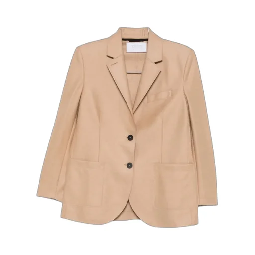 Patch-Pocket Buttoned Blazer