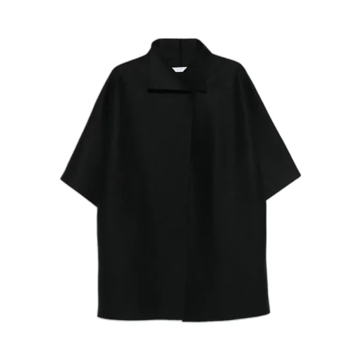 Short-Sleeve Collared Coat