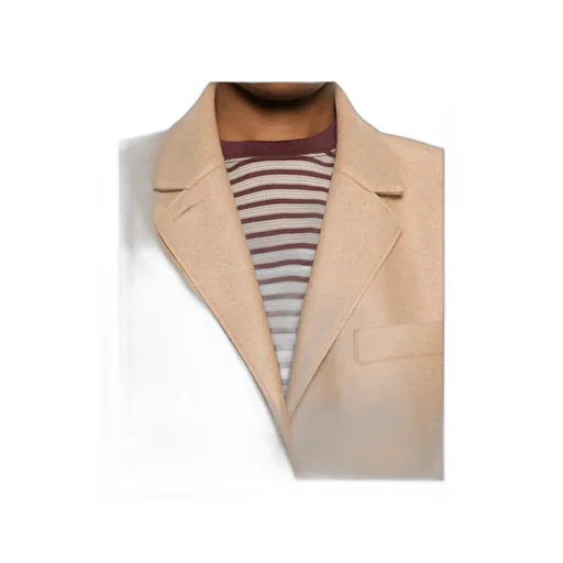 Patch-Pocket Buttoned Blazer