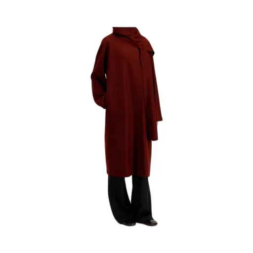 Scarf Coat Cashmere Blend