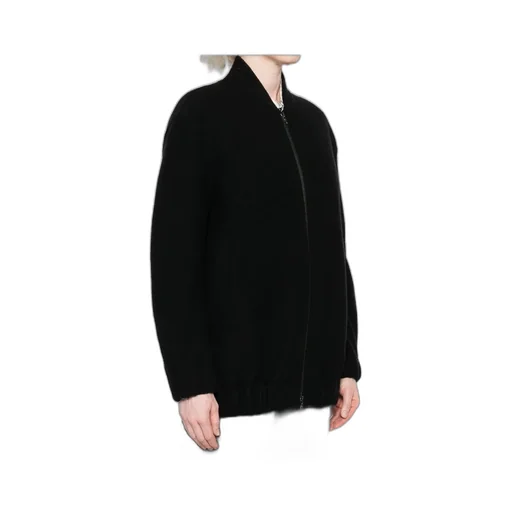 Zip-Front Balloon-Sleeve Jacket