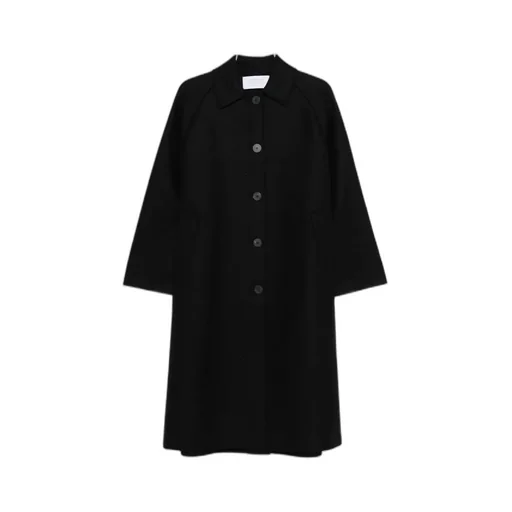 Balmacaan Raglan-Sleeve Button Coat