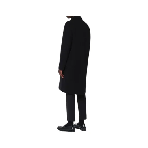 Single-Breasted Wool Coat