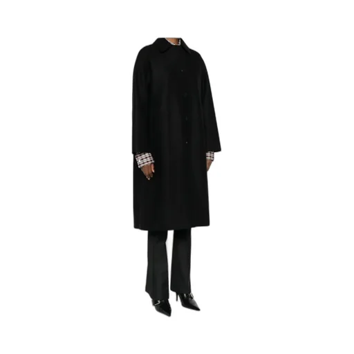 Balmacaan Raglan-Sleeve Button Coat