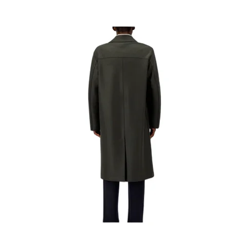 Three-Button Wool Coat