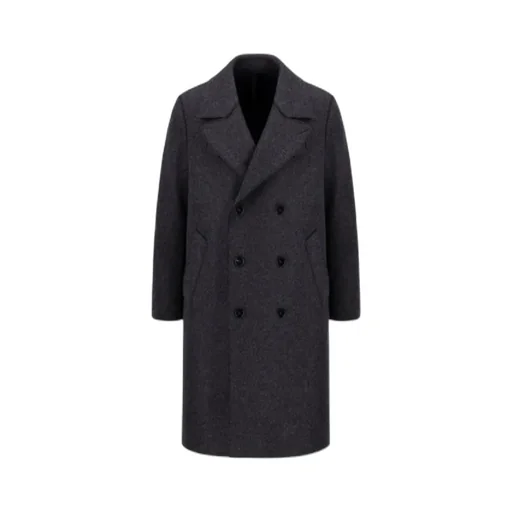 Double-Breasted Wool Coat