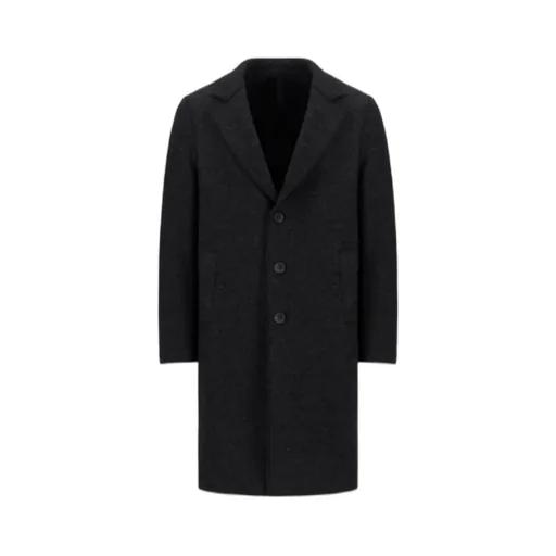 Single-Breasted Wool Coat