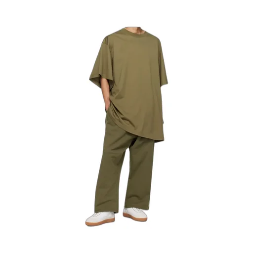Elastic Waist Casual Pants