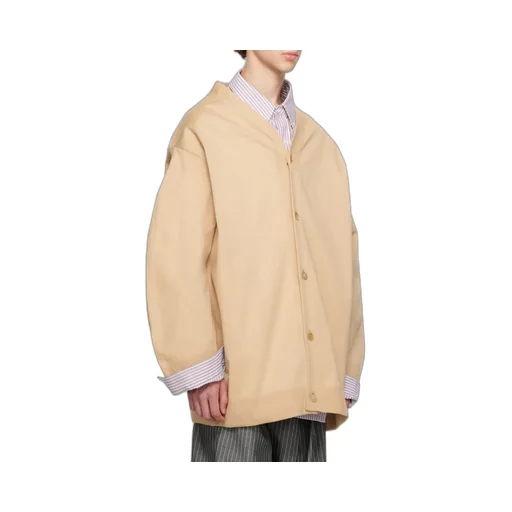 V-Neck Cotton Cardigan