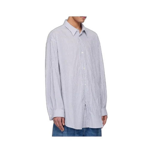 Crinkled Poplin Shirt