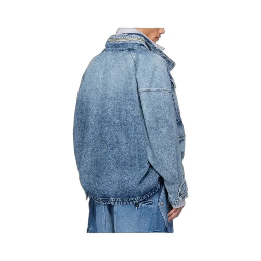 Flap-Pockets Denim Jacket