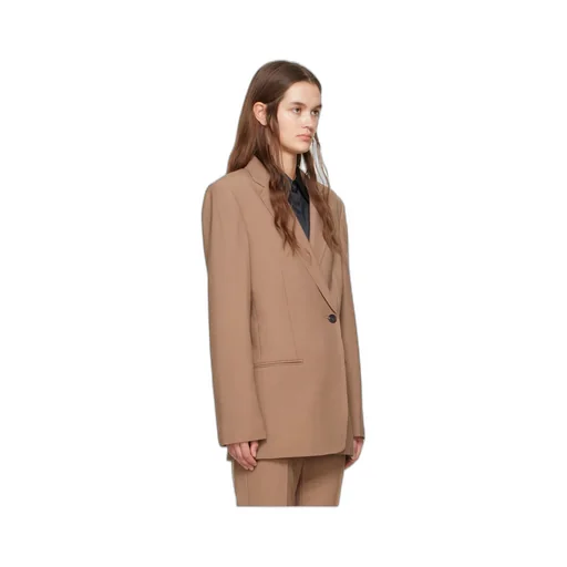 Notched-Lapels Tailored Blazer