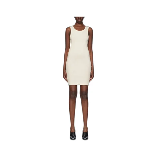 Fine-Ribbed Tank Minidress
