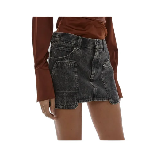 Carpenter Denim Mini Skirt