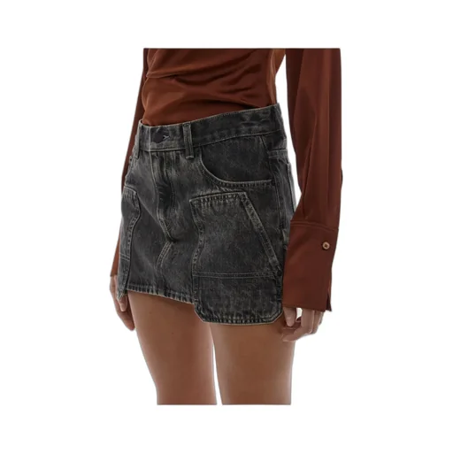 Carpenter Denim Mini Skirt