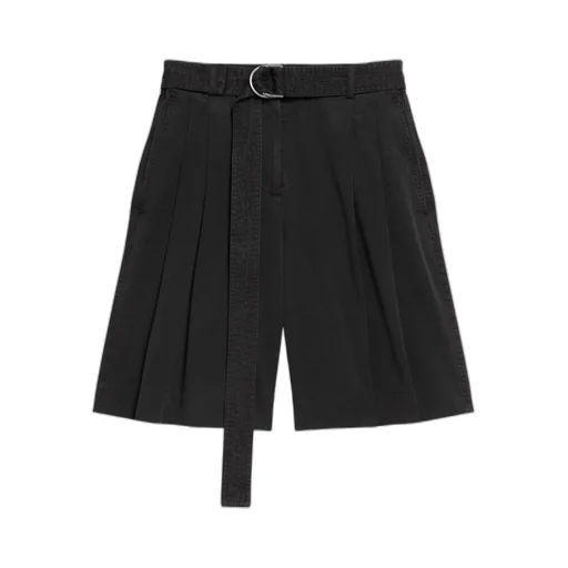Wide Pleated Shorts