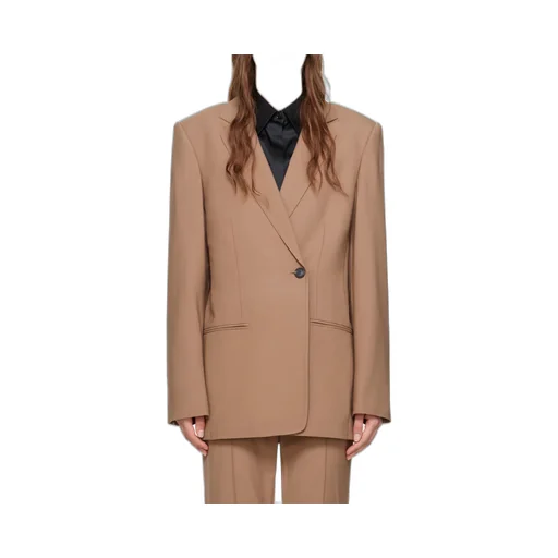 Notched-Lapels Tailored Blazer